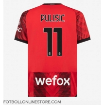 AC Milan Christian Pulisic #11 Replika Hemmatröja 2023-24 Kortärmad