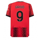 AC Milan Olivier Giroud #9 Replika Hemmatröja 2023-24 Kortärmad
