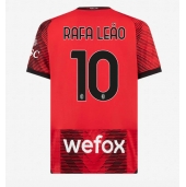 AC Milan Rafael Leao #10 Replika Hemmatröja 2023-24 Kortärmad