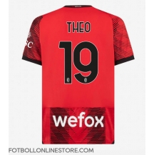 AC Milan Theo Hernandez #19 Replika Hemmatröja 2023-24 Kortärmad