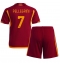 AS Roma Lorenzo Pellegrini #7 Replika Hemmatröja Barn 2023-24 Kortärmad (+ byxor)