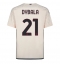 AS Roma Paulo Dybala #21 Replika Bortatröja 2023-24 Kortärmad