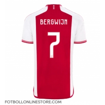 Ajax Steven Bergwijn #7 Replika Hemmatröja 2023-24 Kortärmad