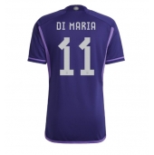 Argentina Angel Di Maria #11 Replika Bortatröja VM 2022 Kortärmad