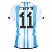 Argentina Angel Di Maria #11 Replika Hemmatröja VM 2022 Kortärmad