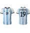Argentina Nicolas Otamendi #19 Replika Hemmatröja VM 2022 Kortärmad