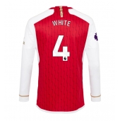 Arsenal Benjamin White #4 Replika Hemmatröja 2023-24 Långärmad