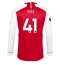 Arsenal Declan Rice #41 Replika Hemmatröja 2023-24 Långärmad