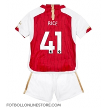Arsenal Declan Rice #41 Replika Hemmatröja Barn 2023-24 Kortärmad (+ byxor)