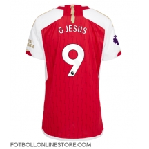 Arsenal Gabriel Jesus #9 Replika Hemmatröja Dam 2023-24 Kortärmad