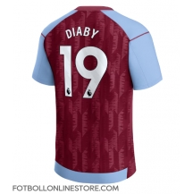 Aston Villa Moussa Diaby #19 Replika Hemmatröja 2023-24 Kortärmad