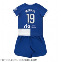 Atletico Madrid Alvaro Morata #19 Replika Bortatröja Barn 2023-24 Kortärmad (+ byxor)