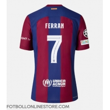 Barcelona Ferran Torres #7 Replika Hemmatröja 2023-24 Kortärmad
