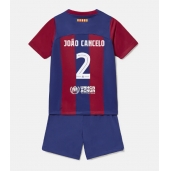 Barcelona Joao Cancelo #2 Replika Hemmatröja Barn 2023-24 Kortärmad (+ byxor)