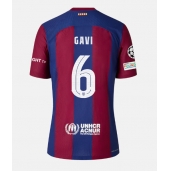 Barcelona Paez Gavi #6 Replika Hemmatröja 2023-24 Kortärmad