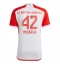 Bayern Munich Jamal Musiala #42 Replika Hemmatröja 2023-24 Kortärmad