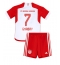 Bayern Munich Serge Gnabry #7 Replika Hemmatröja Barn 2023-24 Kortärmad (+ byxor)