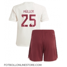 Bayern Munich Thomas Muller #25 Replika Tredjetröja Barn 2023-24 Kortärmad (+ byxor)