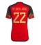 Belgien Charles De Ketelaere #22 Replika Hemmatröja VM 2022 Kortärmad