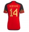 Belgien Dries Mertens #14 Replika Hemmatröja VM 2022 Kortärmad