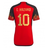Belgien Eden Hazard #10 Replika Hemmatröja VM 2022 Kortärmad