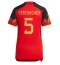Belgien Jan Vertonghen #5 Replika Hemmatröja Dam VM 2022 Kortärmad