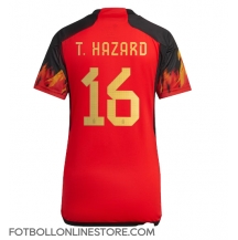 Belgien Thorgan Hazard #16 Replika Hemmatröja Dam VM 2022 Kortärmad