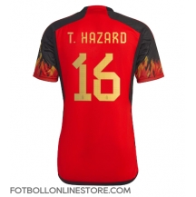 Belgien Thorgan Hazard #16 Replika Hemmatröja VM 2022 Kortärmad