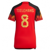 Belgien Youri Tielemans #8 Replika Hemmatröja Dam VM 2022 Kortärmad