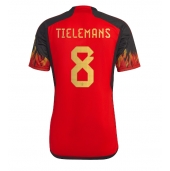 Belgien Youri Tielemans #8 Replika Hemmatröja VM 2022 Kortärmad