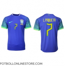 Brasilien Lucas Paqueta #7 Replika Bortatröja VM 2022 Kortärmad
