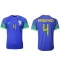 Brasilien Marquinhos #4 Replika Bortatröja VM 2022 Kortärmad