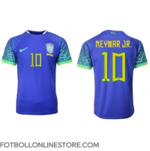 Brasilien Neymar Jr #10 Replika Bortatröja VM 2022 Kortärmad