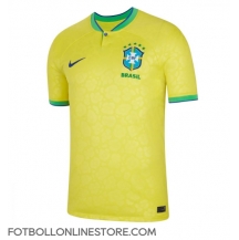 Brasilien Replika Hemmatröja VM 2022 Kortärmad