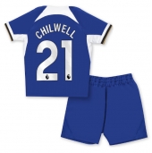 Chelsea Ben Chilwell #21 Replika Hemmatröja Barn 2023-24 Kortärmad (+ byxor)