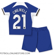 Chelsea Ben Chilwell #21 Replika Hemmatröja Barn 2023-24 Kortärmad (+ byxor)