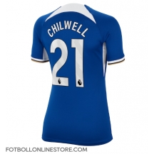 Chelsea Ben Chilwell #21 Replika Hemmatröja Dam 2023-24 Kortärmad