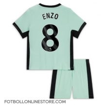 Chelsea Enzo Fernandez #8 Replika Tredjetröja Barn 2023-24 Kortärmad (+ byxor)