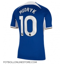Chelsea Mykhailo Mudryk #10 Replika Hemmatröja 2023-24 Kortärmad