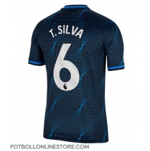Chelsea Thiago Silva #6 Replika Bortatröja 2023-24 Kortärmad
