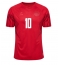 Danmark Christian Eriksen #10 Replika Hemmatröja VM 2022 Kortärmad