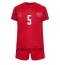 Danmark Joakim Maehle #5 Replika Hemmatröja Barn VM 2022 Kortärmad (+ byxor)