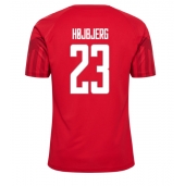 Danmark Pierre-Emile Hojbjerg #23 Replika Hemmatröja VM 2022 Kortärmad