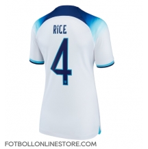 England Declan Rice #4 Replika Hemmatröja Dam VM 2022 Kortärmad