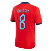 England Jordan Henderson #8 Replika Bortatröja VM 2022 Kortärmad