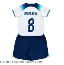 England Jordan Henderson #8 Replika Hemmatröja Barn VM 2022 Kortärmad (+ byxor)