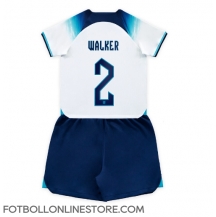 England Kyle Walker #2 Replika Hemmatröja Barn VM 2022 Kortärmad (+ byxor)