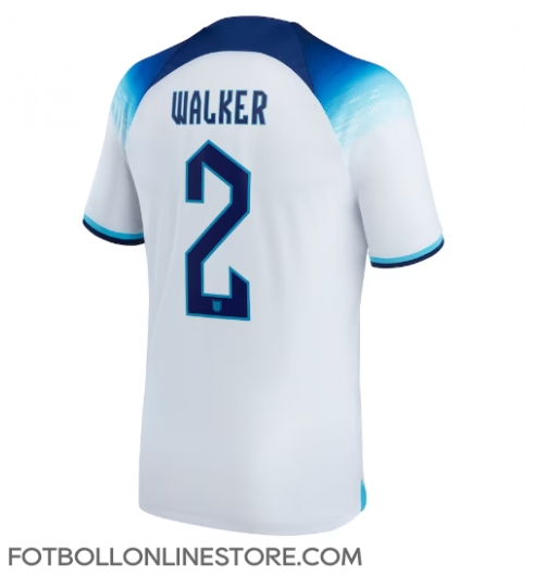 England Kyle Walker #2 Replika Hemmatröja VM 2022 Kortärmad