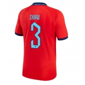 England Luke Shaw #3 Replika Bortatröja VM 2022 Kortärmad