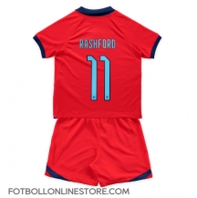 England Marcus Rashford #11 Replika Bortatröja Barn VM 2022 Kortärmad (+ byxor)